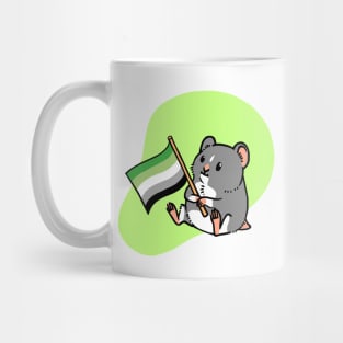 Hamster Pride Aromantic Mug